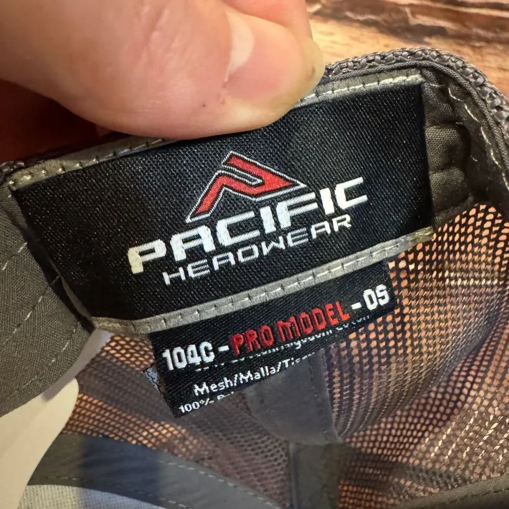 Pacific Headwear 104C Pro Model Kunafin Bee Trucker Hat Snapback Men's Black